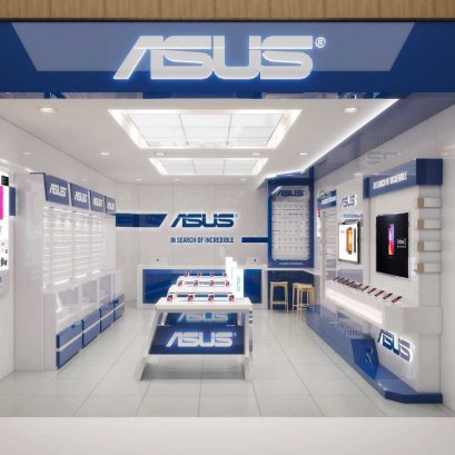 ออกแบบร้าน asus shop 